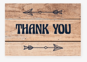 Printable Rustic Thank You Cards With Wood Background - Thank You Png Wood #1707536