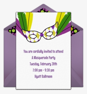 We Are Loving This Free Invitation Design Called "mardi - Paper #1707589