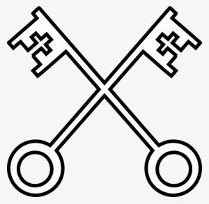 Chrismons And Chrismon Patterns To Download Christmas - Crossed Keys Catholic Symbol #1708181 Chrismons And Chrismon Patterns To Download Christmas - Crossed Keys Catholic Symbol #1708181