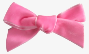 Clip Transparent Stock Primrose Velvet Isabella Bows - Transparent Pink Bowtie #1708373
