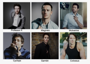 Evan Peters James Mcavoy Michael Fassbender Lucas Till - James Mcavoy And Evan Peters #1708579