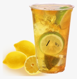 Png Freeuse Iced Tea Lemon Frozen Cubes Transprent - Lemon Ice Tea Png #1708789