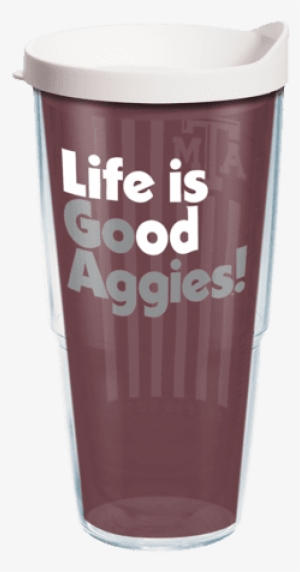 24oz Texas A& M Flag Tervis Tumbler With Lid, - Tervis Life Is Good 24 Oz. University #1709138