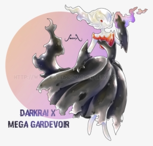 Mega Gardevoir X Darkrai By Seoxys6 On Deviantart - Pokemon Fusion Gardevoir Darkrai #1709512