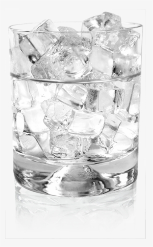 Glass Of Clear Ice 350wide - Ice In Glass Png #1709616