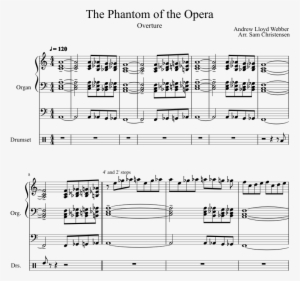 The Phantom Of The Opera Sheet Music Composed By Andrew - Sheet Music #1709940