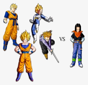 No Caption Provided - Vegeta Ssj Y Goku Ssj #1710383