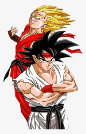 Goku & Vegeta Street Fighter Version [ Fanart Version] - Goku And Vegeta Fan Art #1710429
