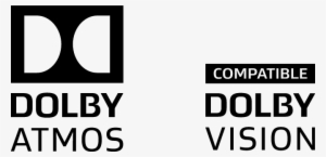 Dolby, Dolby Atmos, Dolby Surround, Dolby Vision, And - Dolby Atmos Logo Png #1710667