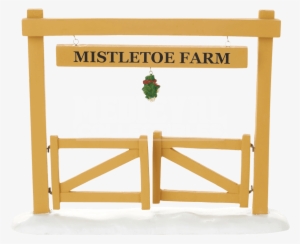 Mistletoe Farm Gate - Department 56 Village Mistletoe Farm Gate Accessory #1710914