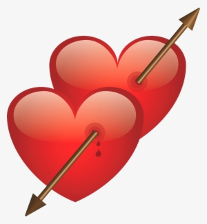 Two Heart With Arrow Png - Love You Dil Ka #1711229
