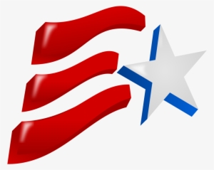 American Star Decoration Png Clipart - Independence Day Clip Art #1711745
