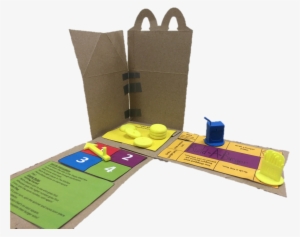 And Utilizes The Happy Meal Box As The Board To Reduce - Bag #1711838