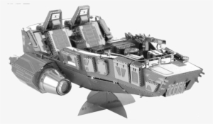 Star Wars - 3d Puzzles First Order Snowmobile - 3d Metal Model #1712113