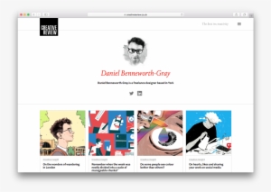 Daniel Writes A Column For Creative Review On Freelance - Web Page #1712267