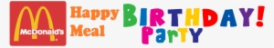 Image Mcdonald S Happy - Mcdonald Happy Birth Day #1712401