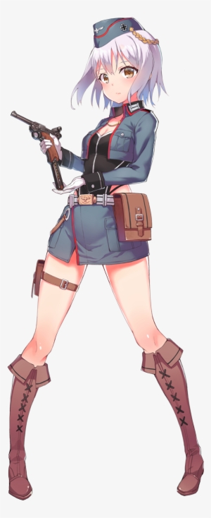 The Luger P08 Is A Semi-automatic Pistol Designed By - Girls Frontline P08 #1712519