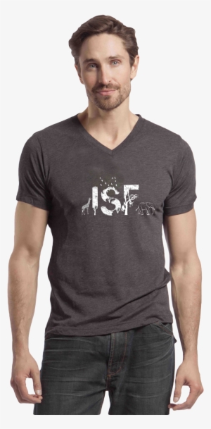 Isf Animal Triblend V-neck - Crew Neck #1713324