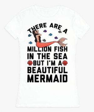 There Are A Million Fish In The Sea Womens T-shirt - Dinosaurs Eat Man Women Inherits The Earth #1713395