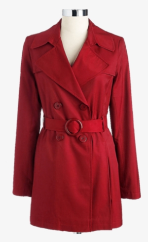 Double Breasted Pleated Trench Coat - Pleated Trench Coat #1713784