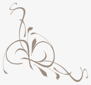 Vector Accent Doodly - Gold Flowers Clip Art #1713805