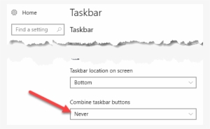 In My Case, It Had Been Set To Never, Which Is Why - Taskbar #1713978