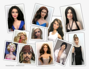 Ooak Celebrity Portrait Doll Repaints By Pamela Reasor - Celebrities Doll #1714286