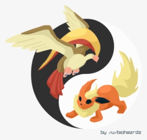 Bird Mammal Vertebrate Cartoon Water Bird Wing - Flareon Devil Twitch Plays Pokemon #1714772