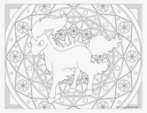 Adult Pokemon Coloring Page Ponyta - Coloring Book #1714825