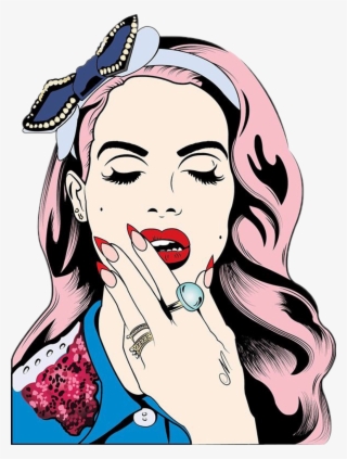 Scpopart Sticker - Lana Del Rey Pop Art #1716116