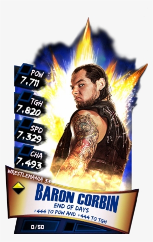 Baroncorbin S3 14 Wrestlemania33 - Wwe Supercard Wrestlemania 33 Carmella #1716927