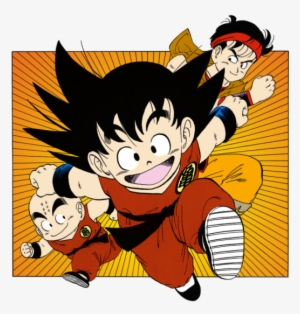 Would Kid Goku Do Well In Naruto's Ninja Chunin Exams - Krillin Yamcha Tien Fanart #1717038