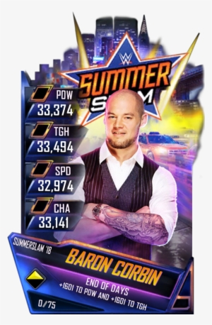 Baroncorbin S4 21 Summerslam18 - Wwe Supercard Summerslam 18 #1717223
