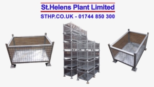 Metal Mesh Steel Bin - Scaffolding #1717615