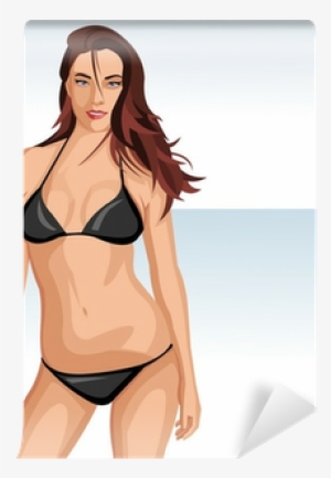 Sexy Girl Posing On A Beach - Sexy Girl Ka #1717648