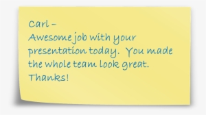 Reward Power Using A Written Note #1717649