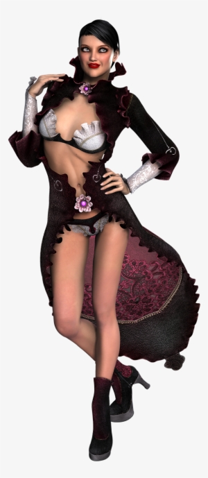 Woman,fashion,red - Sexy 3d Model Png #1717704