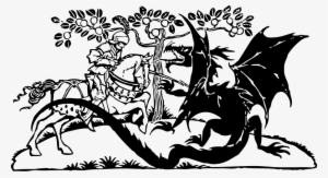 George And The Dragon Clipart #1717935