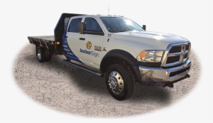 Sign Delivery Flat Bed Truck - Dodge Power Wagon #1718470