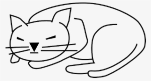Mb Image/png - Cartoon Cat Lying Down #1718474