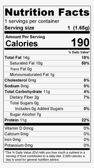 Butter-finger Cookie - Pork Rinds Nutrition Facts #1718753
