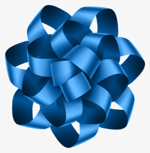 Blue Gift Bow Png #1718889