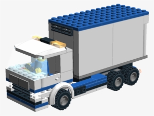 Original Lego Creation By Independent Designer - Lego Delivery Truck #1718894