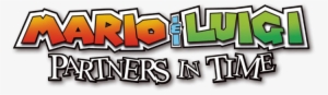 Download Download Png - Mario And Luigi Partners In Time Logo #1719401