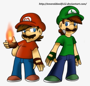 Graphic Transparent Stock And Luigi By Mariobrosyaoifan - Mario And Luigi Chibi #1719878
