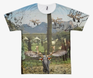 American Apparel White Flat Front Mockup - Paardenmarkt Op De Maliebaan Te Den Haag #1719953