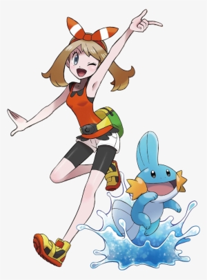 Artwork De Aura Y Mudkip - Pokemon Sun And Moon Dawn #1720231