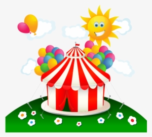 Circus Tent Free Vector And Png - Circus Png Free #1720523