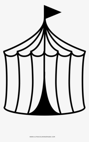 Circus Tent Coloring Page - Circus #1720665