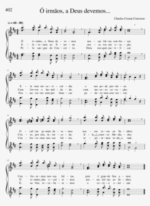 Ó Irmãos, A Deus Devemos Sheet Music Composed By Charles - Sheet Music #1720684